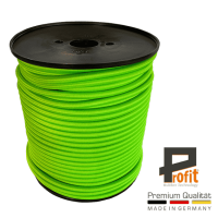 Expander-Seil - Gummi-Seil Neongrün 8mm auf 100...