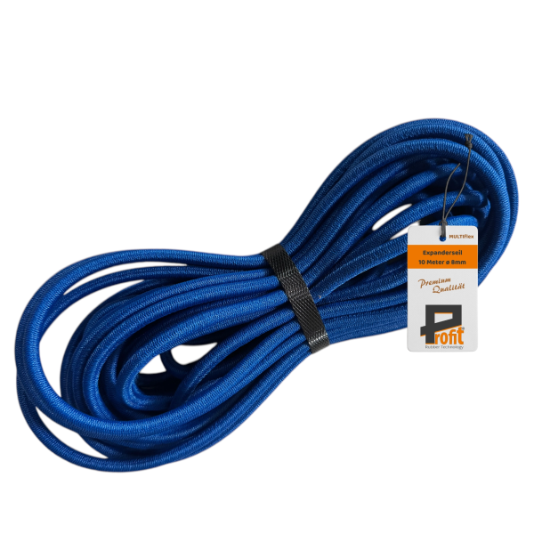 Expanderseil 10 Meter x 8mm Multiflex blau